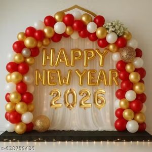 PartyBox Happy New Year 2026 Balloon Decoration Set