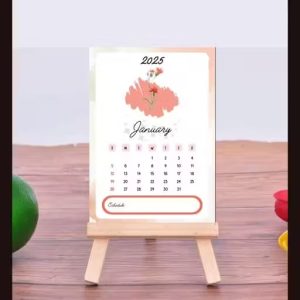 BEAUTIFUL MINI DESKTOP CALENDAR 2026